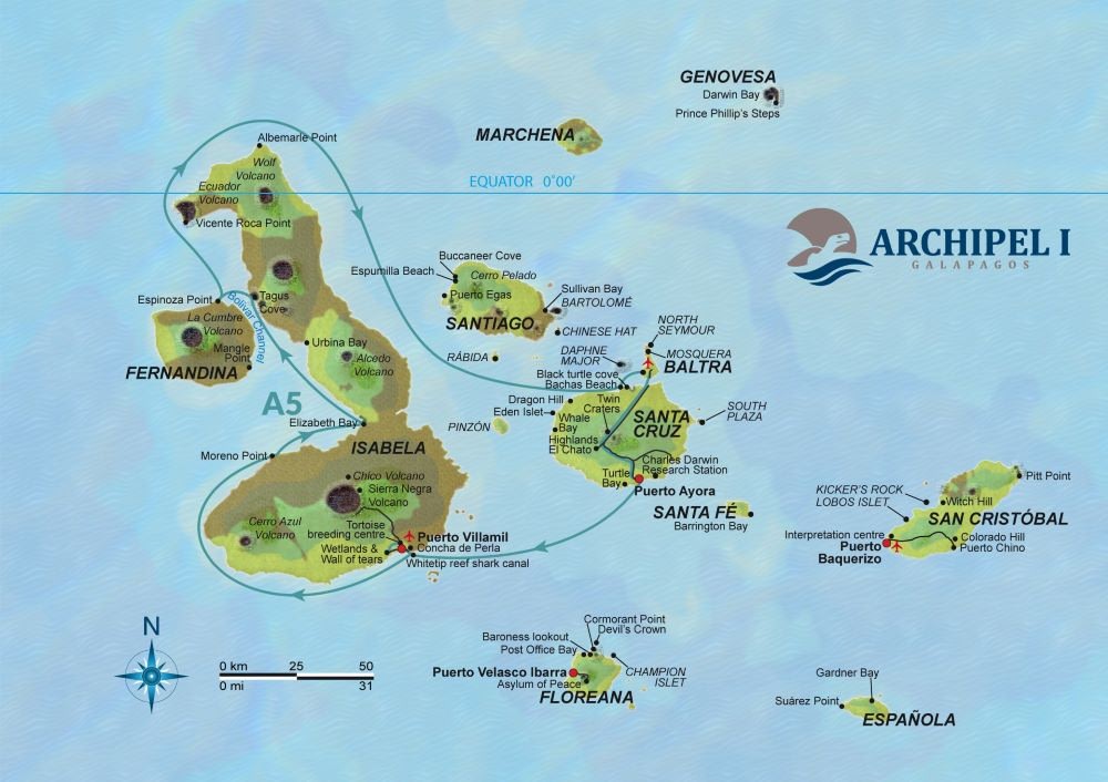 Map-Galapagos-1920px-ArchipelI-A5 (1) galapagos catamaran holiday Beyond Tourism