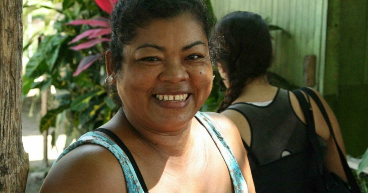 Local Woman Smiling In Costa Rica